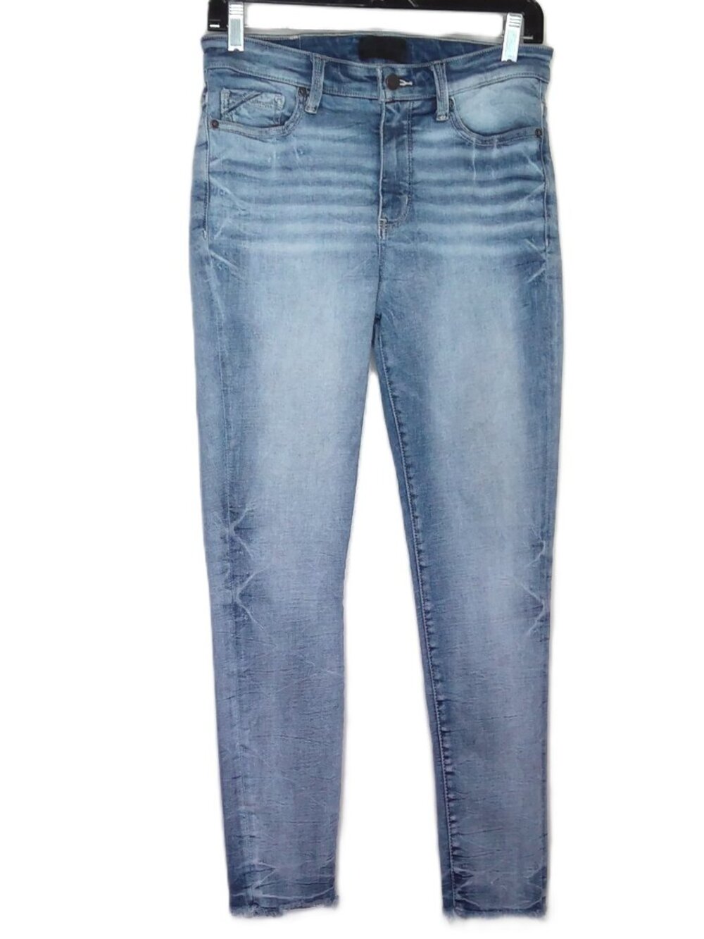 Buckle Black Blue Jeans Fit No. 75 Ankle Skinny Medium Wash Mid Rise Stretch 27